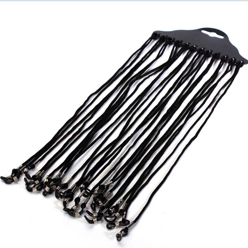 Hot Sale 12pcs/set Black Nylon - Sunglass Retainer Cord review and price