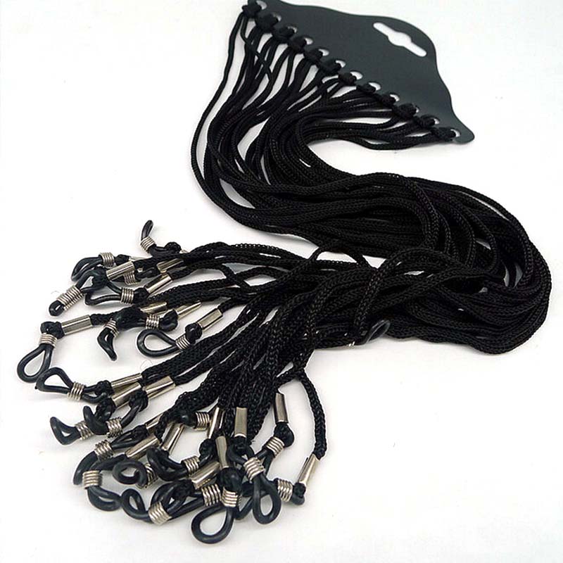 12pcs/set Black Nylon Cord Eye - Sunglass Retainer Cord review and price