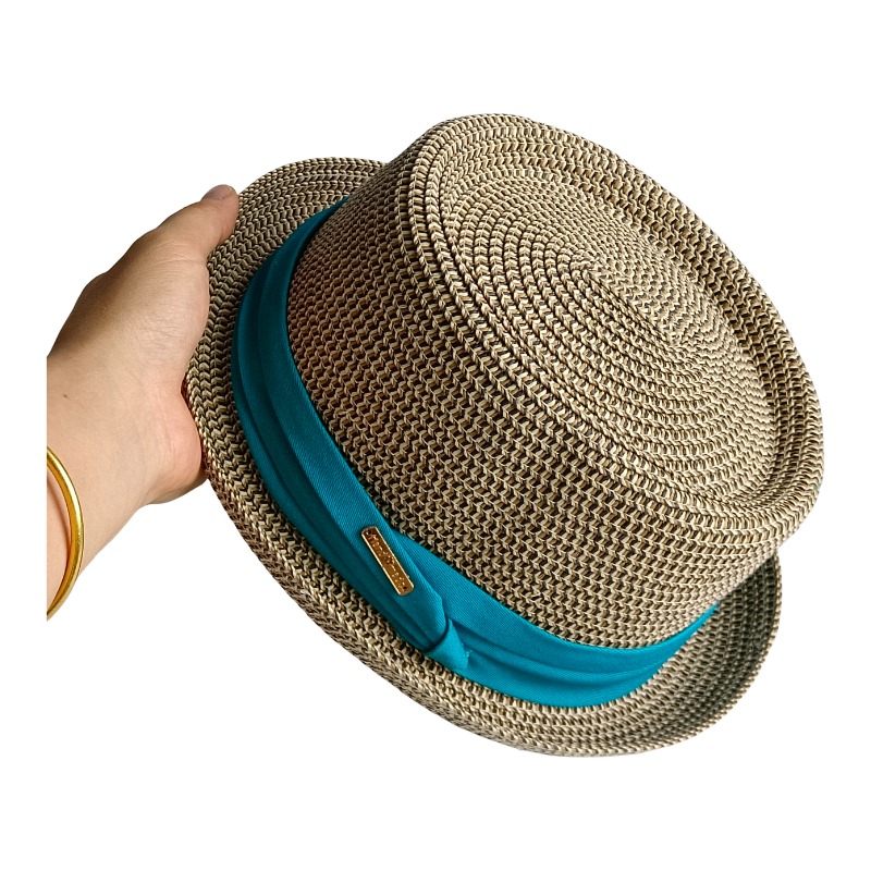 Men's Pork Pie Hat Tri-fold we - Bucket Hat Straw review and price