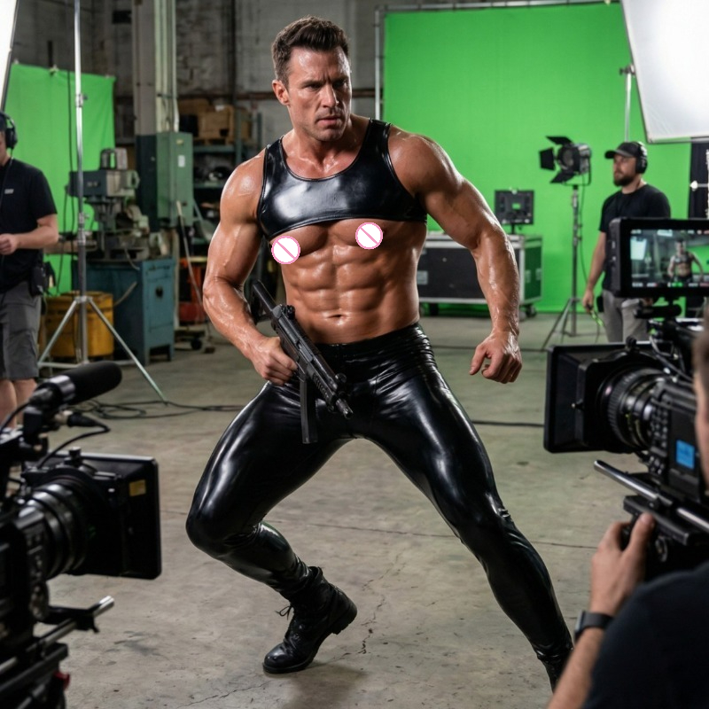 Solid Latex Vest Tight Short T - Tank Top Muscle review and price