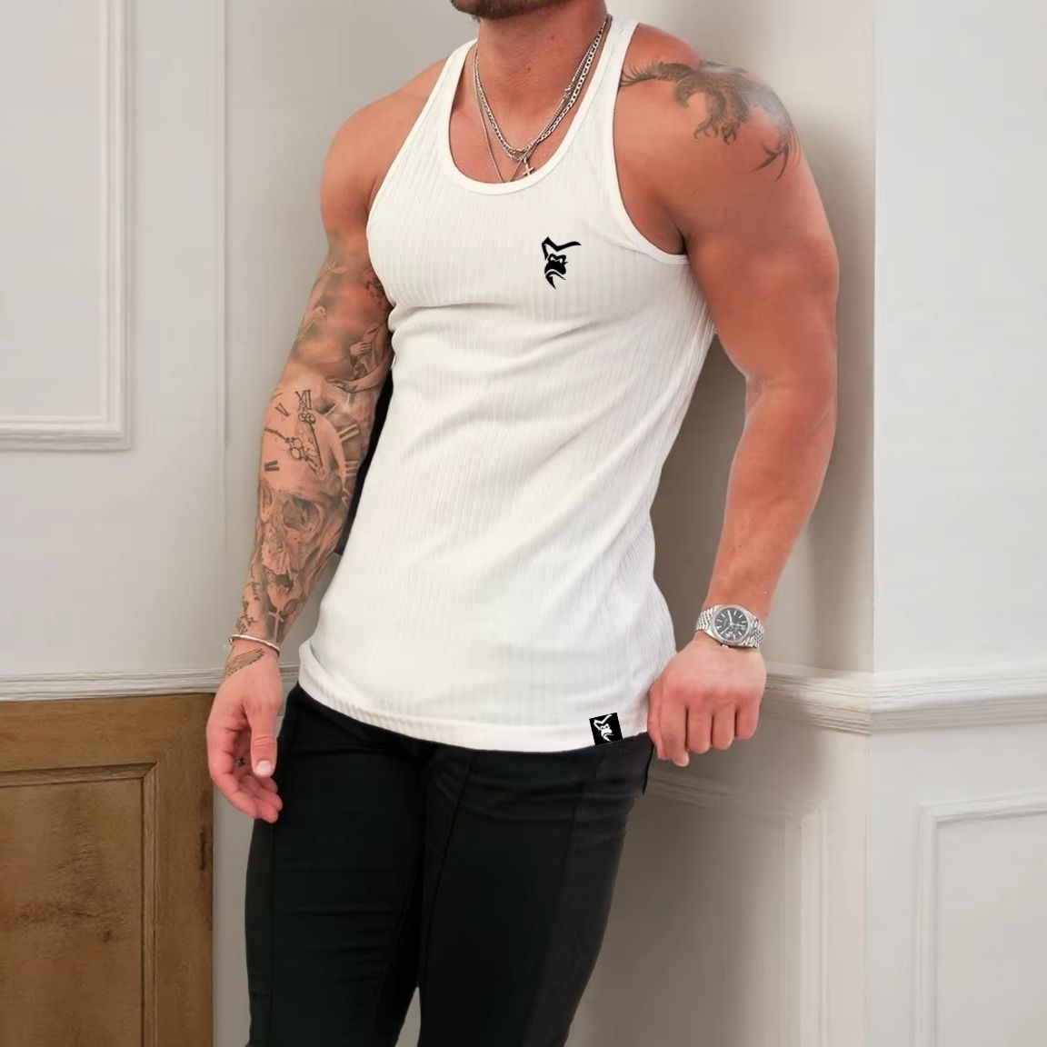 NEW Men's Quick Dry Running Ta - Tank Top Muscle review and price