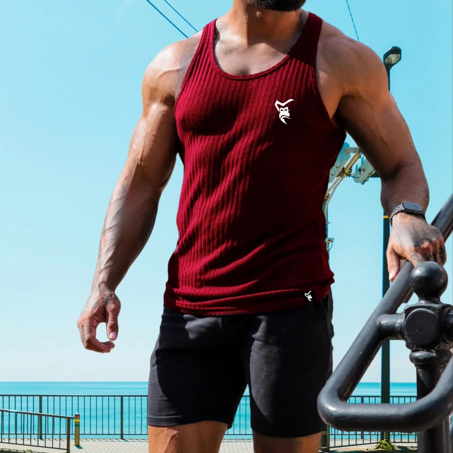 NEW Men's Quick Dry Running Ta - Tank Top Muscle review and price