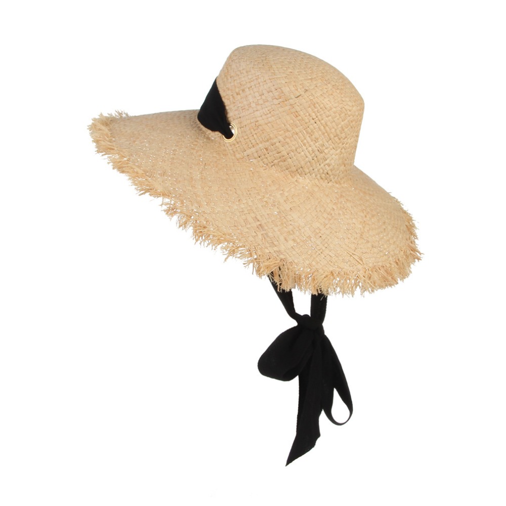 New Large Wide Brim Straw Hat  - Bucket Hat Straw review and price