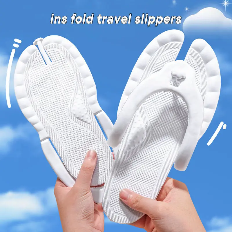 Compact Travel Slippers Women  - Flip Flop Leather Men review and price