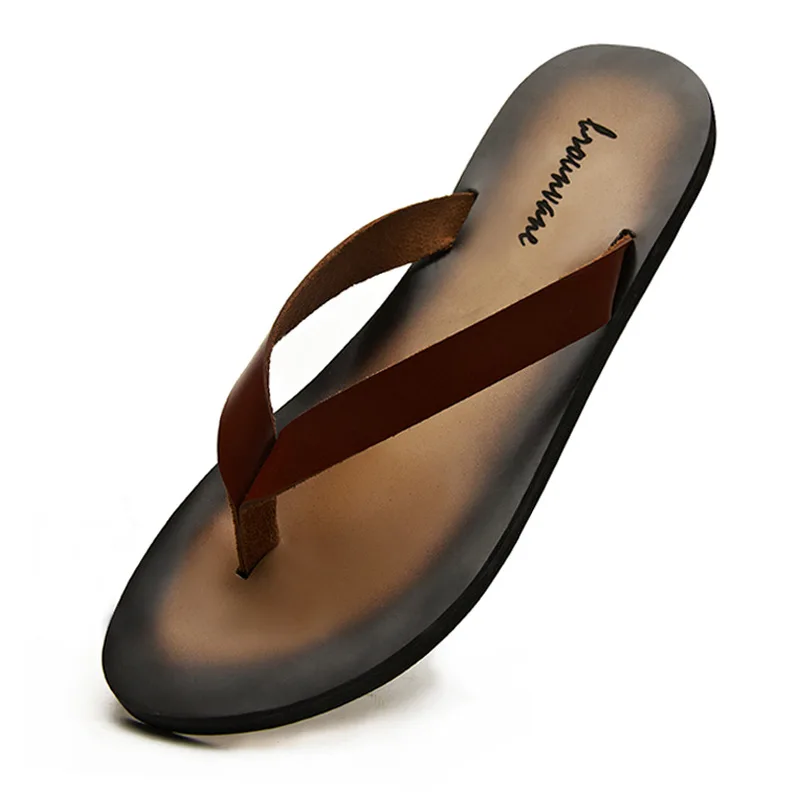 Classic Genuine Leather Mens S - Flip Flop Leather Men review and price