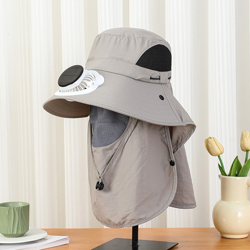 Men Wide Brim Solar Fan Hat wi - Bucket Hat Straw review and price