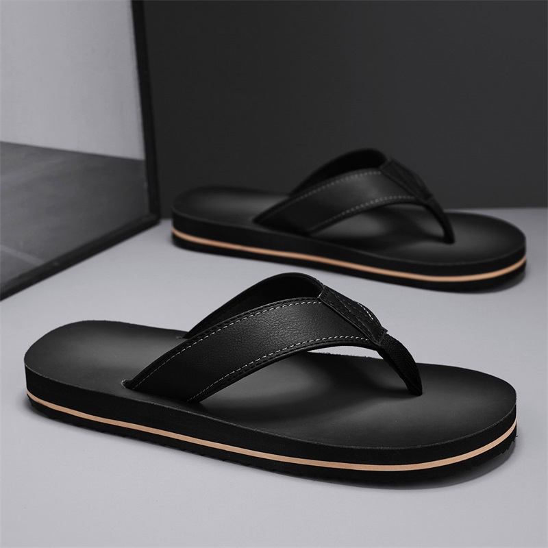 Men's Vintage Washed Faux Leat - Flip Flop Leather Men review and price