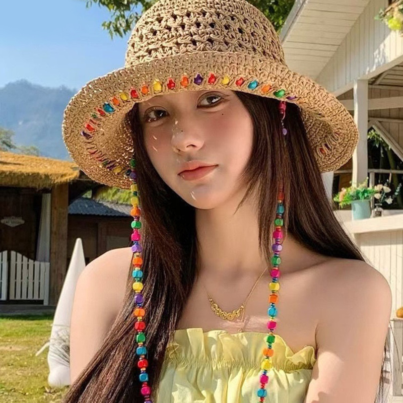 Retro Versatile Hollow Big Bri - Bucket Hat Straw review and price