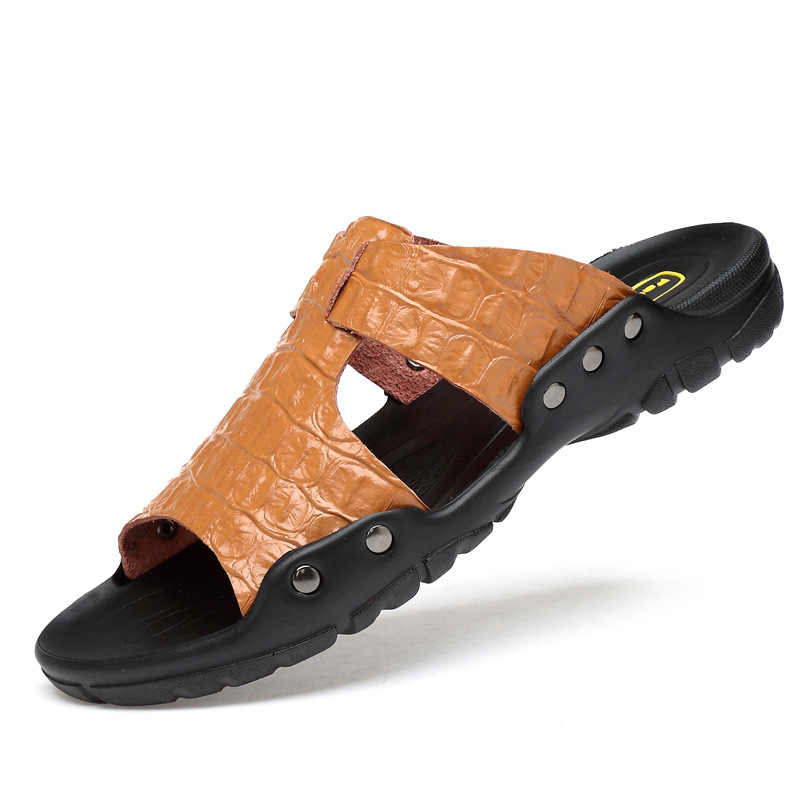 Leather Sandals Men's Comforta - Flip Flop Leather Men review and price