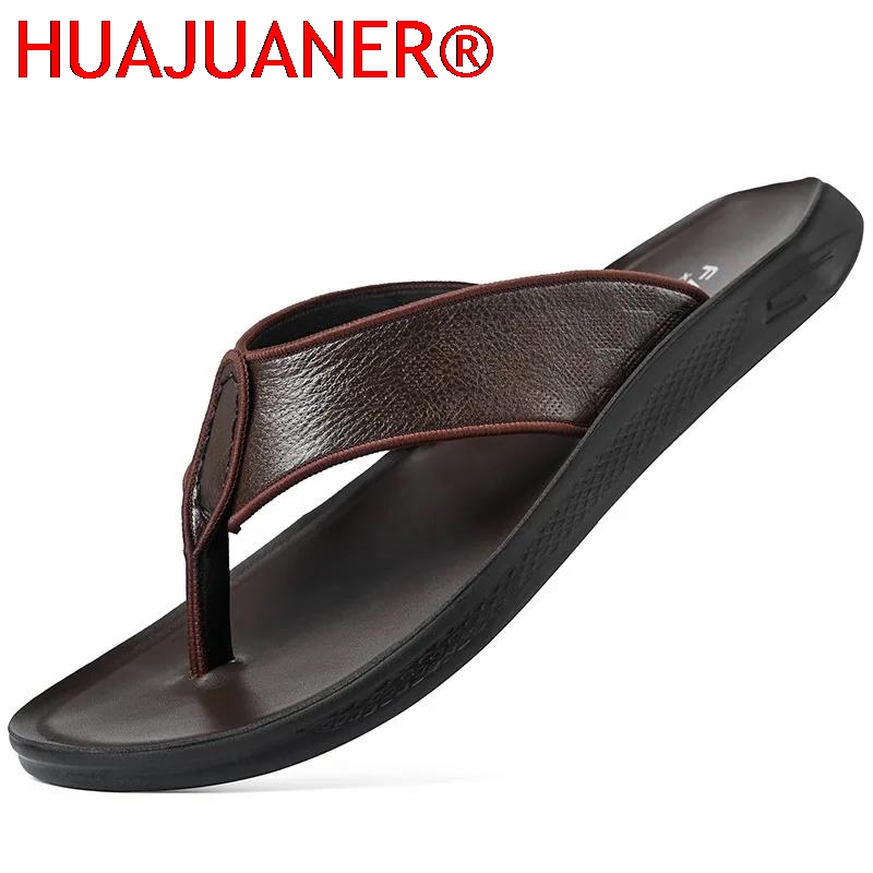 Casual Outdoor Men's Sandals S - Flip Flop Leather Men review and price